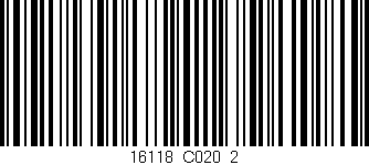 Código de barras (EAN, GTIN, SKU, ISBN): '16118_C020_2'