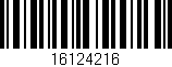 Código de barras (EAN, GTIN, SKU, ISBN): '16124216'