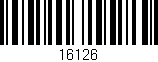 Código de barras (EAN, GTIN, SKU, ISBN): '16126'