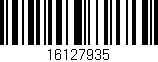 Código de barras (EAN, GTIN, SKU, ISBN): '16127935'
