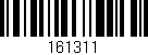 Código de barras (EAN, GTIN, SKU, ISBN): '161311'