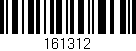 Código de barras (EAN, GTIN, SKU, ISBN): '161312'