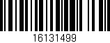 Código de barras (EAN, GTIN, SKU, ISBN): '16131499'