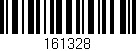 Código de barras (EAN, GTIN, SKU, ISBN): '161328'