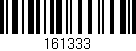 Código de barras (EAN, GTIN, SKU, ISBN): '161333'