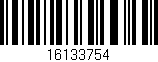 Código de barras (EAN, GTIN, SKU, ISBN): '16133754'