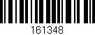 Código de barras (EAN, GTIN, SKU, ISBN): '161348'