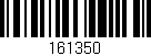 Código de barras (EAN, GTIN, SKU, ISBN): '161350'