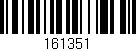 Código de barras (EAN, GTIN, SKU, ISBN): '161351'