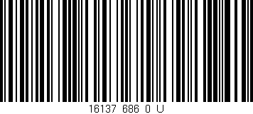 Código de barras (EAN, GTIN, SKU, ISBN): '16137_686_0_U'