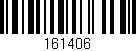 Código de barras (EAN, GTIN, SKU, ISBN): '161406'