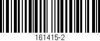 Código de barras (EAN, GTIN, SKU, ISBN): '161415-2'