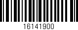 Código de barras (EAN, GTIN, SKU, ISBN): '16141900'