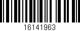 Código de barras (EAN, GTIN, SKU, ISBN): '16141963'