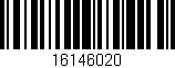 Código de barras (EAN, GTIN, SKU, ISBN): '16146020'
