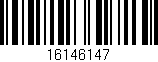Código de barras (EAN, GTIN, SKU, ISBN): '16146147'