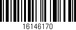 Código de barras (EAN, GTIN, SKU, ISBN): '16146170'