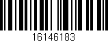 Código de barras (EAN, GTIN, SKU, ISBN): '16146183'