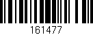 Código de barras (EAN, GTIN, SKU, ISBN): '161477'