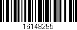 Código de barras (EAN, GTIN, SKU, ISBN): '16148295'