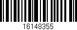 Código de barras (EAN, GTIN, SKU, ISBN): '16148355'