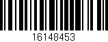 Código de barras (EAN, GTIN, SKU, ISBN): '16148453'