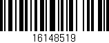 Código de barras (EAN, GTIN, SKU, ISBN): '16148519'
