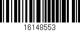 Código de barras (EAN, GTIN, SKU, ISBN): '16148553'