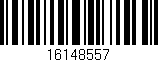 Código de barras (EAN, GTIN, SKU, ISBN): '16148557'