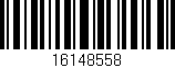 Código de barras (EAN, GTIN, SKU, ISBN): '16148558'