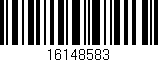 Código de barras (EAN, GTIN, SKU, ISBN): '16148583'