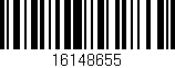Código de barras (EAN, GTIN, SKU, ISBN): '16148655'