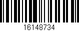 Código de barras (EAN, GTIN, SKU, ISBN): '16148734'