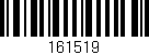Código de barras (EAN, GTIN, SKU, ISBN): '161519'