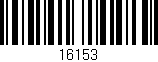 Código de barras (EAN, GTIN, SKU, ISBN): '16153'