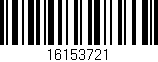Código de barras (EAN, GTIN, SKU, ISBN): '16153721'