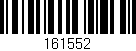 Código de barras (EAN, GTIN, SKU, ISBN): '161552'
