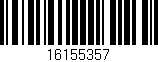 Código de barras (EAN, GTIN, SKU, ISBN): '16155357'