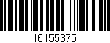 Código de barras (EAN, GTIN, SKU, ISBN): '16155375'