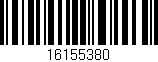 Código de barras (EAN, GTIN, SKU, ISBN): '16155380'