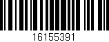 Código de barras (EAN, GTIN, SKU, ISBN): '16155391'