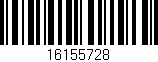 Código de barras (EAN, GTIN, SKU, ISBN): '16155728'