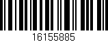 Código de barras (EAN, GTIN, SKU, ISBN): '16155885'