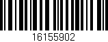 Código de barras (EAN, GTIN, SKU, ISBN): '16155902'