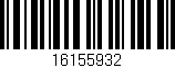 Código de barras (EAN, GTIN, SKU, ISBN): '16155932'