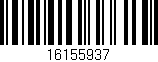 Código de barras (EAN, GTIN, SKU, ISBN): '16155937'