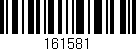 Código de barras (EAN, GTIN, SKU, ISBN): '161581'