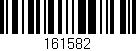 Código de barras (EAN, GTIN, SKU, ISBN): '161582'
