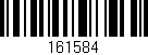 Código de barras (EAN, GTIN, SKU, ISBN): '161584'