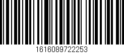 Código de barras (EAN, GTIN, SKU, ISBN): '1616089722253'